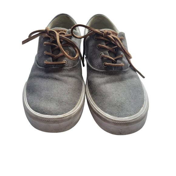 Sperry Men's Striper II Cvo Sneaker, Grey, 8.5 Boat Shoes Casual Travel Beach - Picture 2 of 6